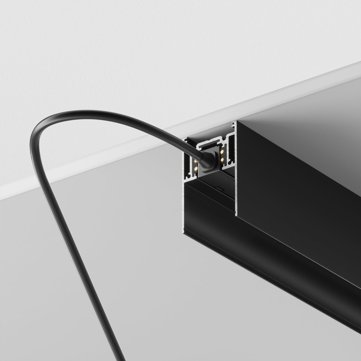 Szynoprzewody natynkowe/podwieszane do oświetlenia szynowego Technical Busbar trunkings S35 IP20 x TRX004-212B | Czarny