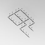 Szynoprzewody natynkowe/podwieszane do oświetlenia szynowego Technical Busbar trunkings Trinity IP20 x TRX005-311B | Czarny