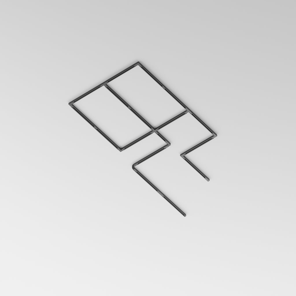 Szynoprzewody natynkowe/podwieszane do oświetlenia szynowego Technical Busbar trunkings Trinity IP20 x TRX005-311B | Czarny