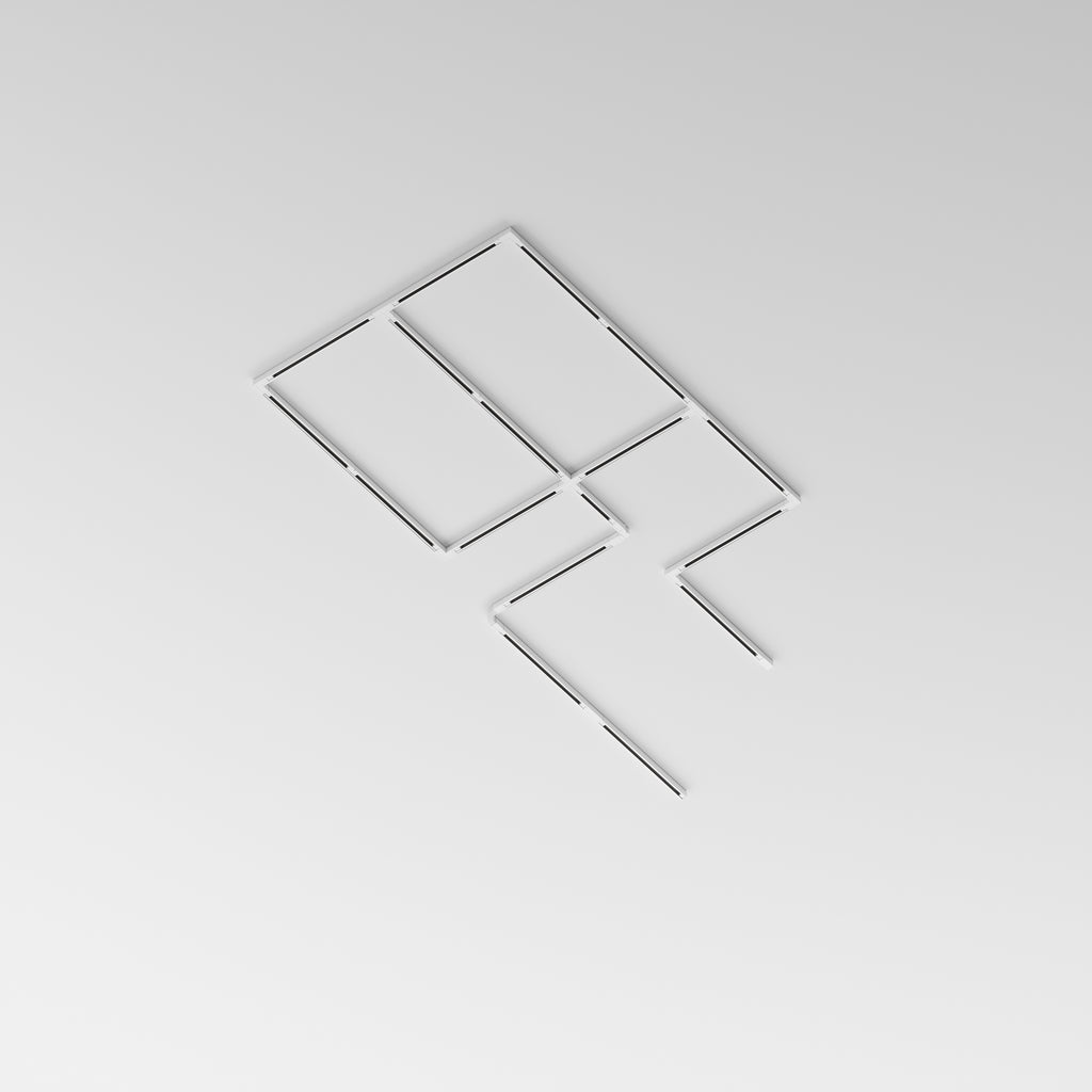 Szynoprzewody natynkowe/podwieszane do oświetlenia szynowego Technical Busbar trunkings Trinity IP20 x TRX005-311W | Biały
