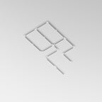 Szynoprzewody natynkowe/podwieszane do oświetlenia szynowego Technical Busbar trunkings Trinity IP20 x TRX005-311W | Biały