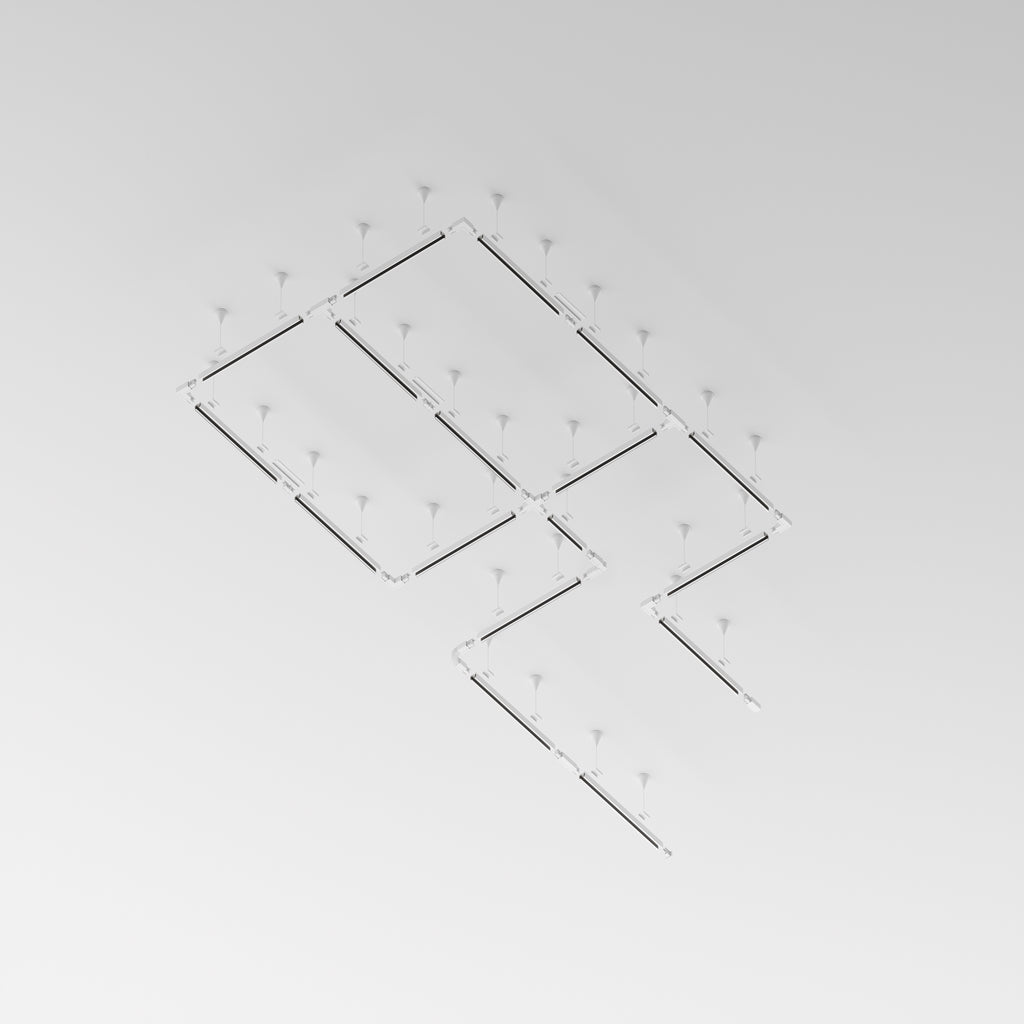 Szynoprzewody natynkowe/podwieszane do oświetlenia szynowego Technical Busbar trunkings Trinity IP20 x TRX005-312W | Biały