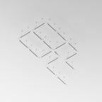Szynoprzewody natynkowe/podwieszane do oświetlenia szynowego Technical Busbar trunkings Trinity IP20 x TRX005-312W | Biały