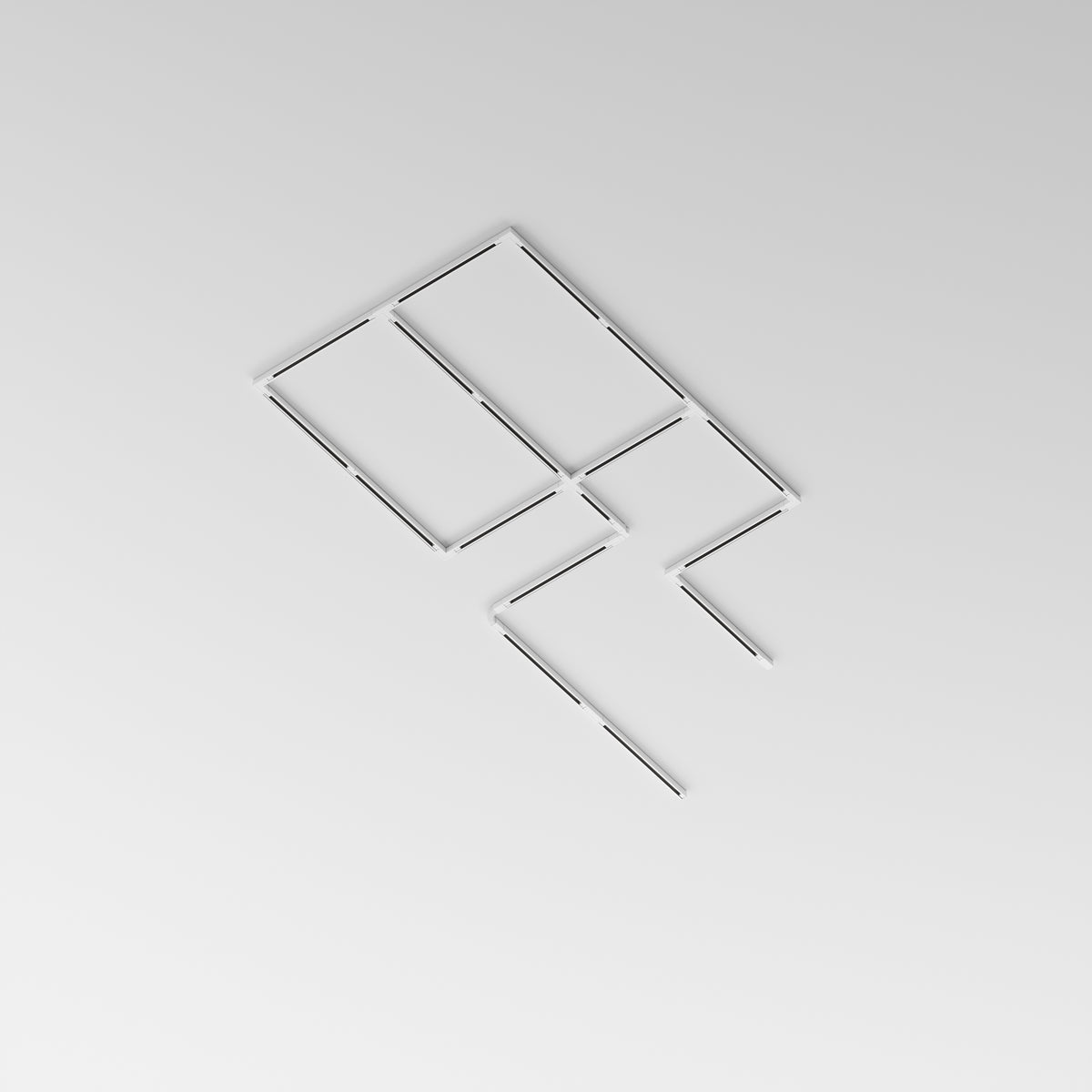 Szynoprzewody natynkowe/podwieszane do oświetlenia szynowego Technical Busbar trunkings Trinity IP20 x TRX005-312W | Biały