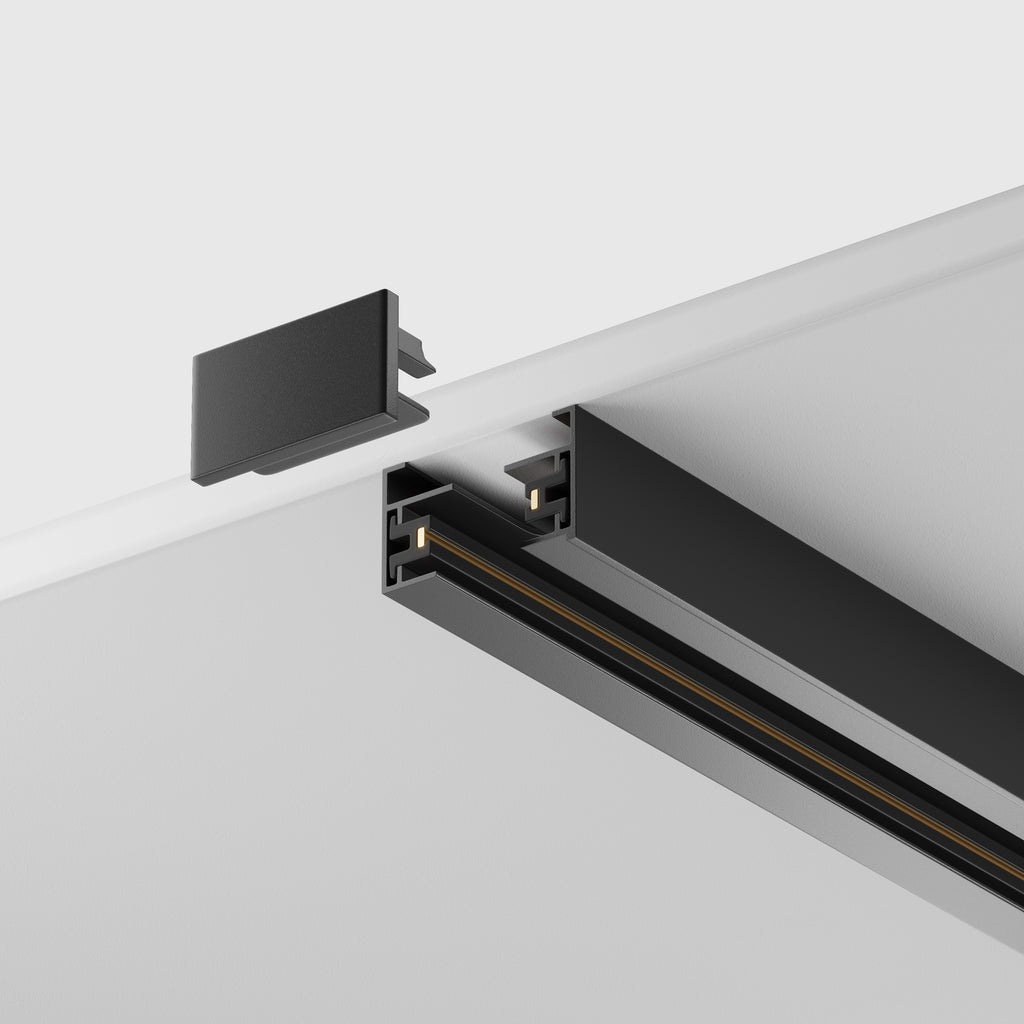 Szynoprzewody natynkowe/podwieszane do oświetlenia szynowego Technical Busbar trunkings Unity IP20 x TRX001-111B | Czarny