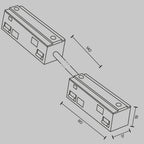 Technical Accessories for tracks Exility IP20 x TRA034CPC-42W-15-1 | Biały