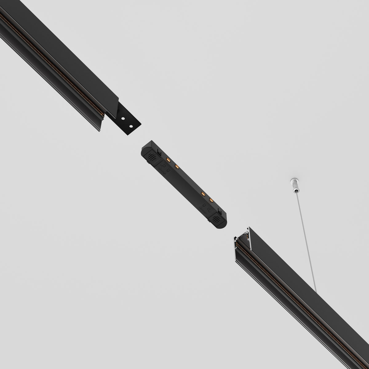 Technical Accessories for tracks Exility IP20 x TRA034PC-42B | Czarny