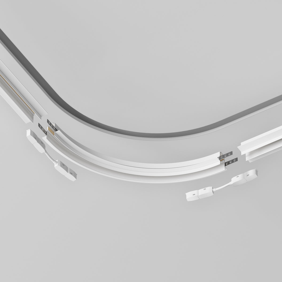 Technical Accessories for tracks Exility IP20 x TRA044-angle.12W | Biały