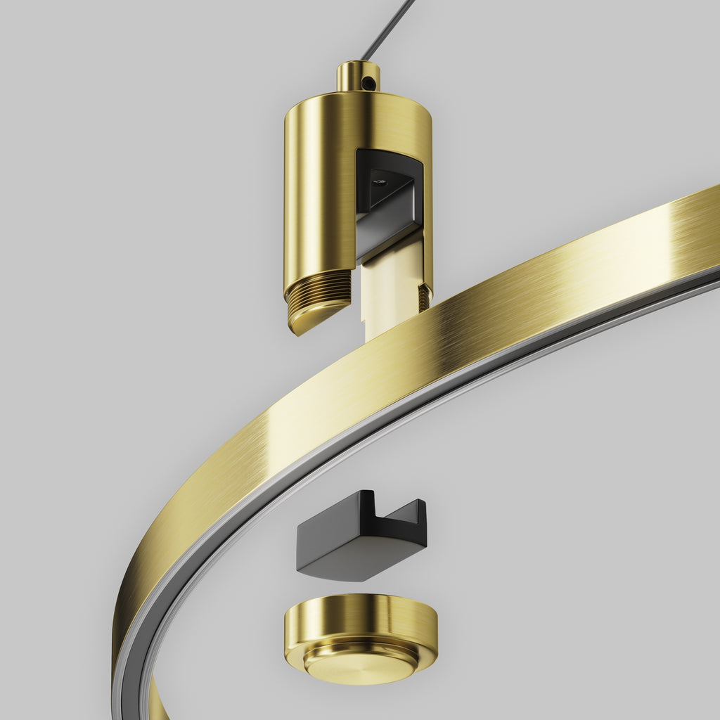 Technical Accessories for tracks Flarity IP20 x TRA154SW-BB-R-BS | Mosiądz