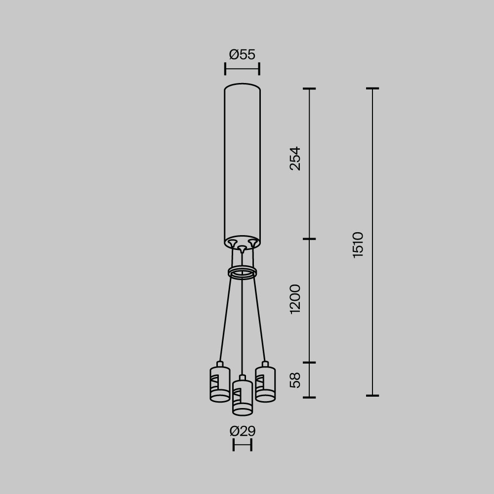 Technical Accessories for tracks Flarity IP20 x TRA154SW-BB-R-BS | Mosiądz