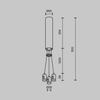 Technical Accessories for tracks Flarity IP20 x TRA154SW-BB-R-BS | Mosiądz