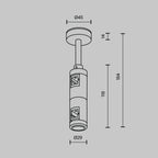 Technical Accessories for tracks Flarity IP20 x TRA156C-D1-BS | Mosiądz