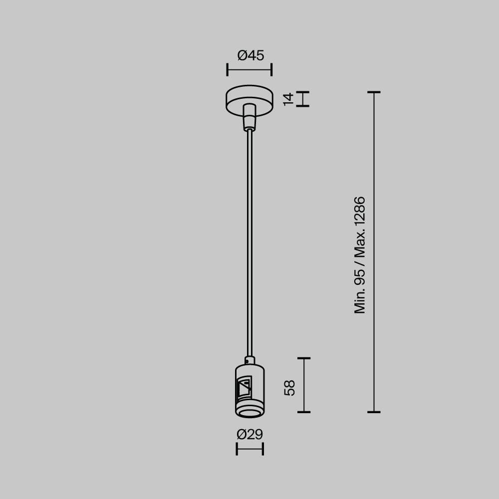 Technical Accessories for tracks Flarity IP20 x TRA157SW-B1-BS | Mosiądz