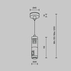 Technical Accessories for tracks Flarity IP20 x TRA157SW-D1-BS | Mosiądz