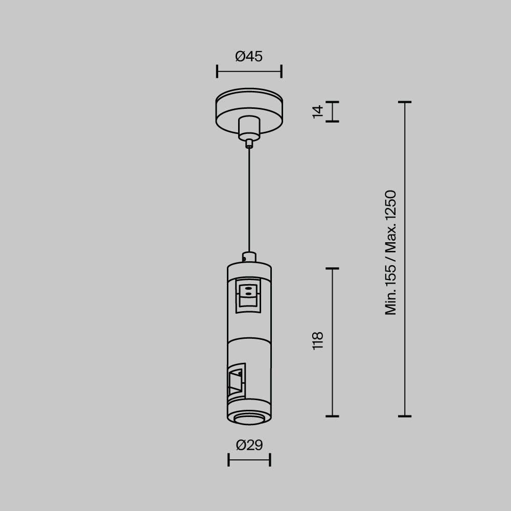 Technical Accessories for tracks Flarity IP20 x TRA157SW-D1-BS | Mosiądz