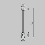 Technical Accessories for tracks Flarity IP20 x TRA158C-IPC1-BS | Mosiądz