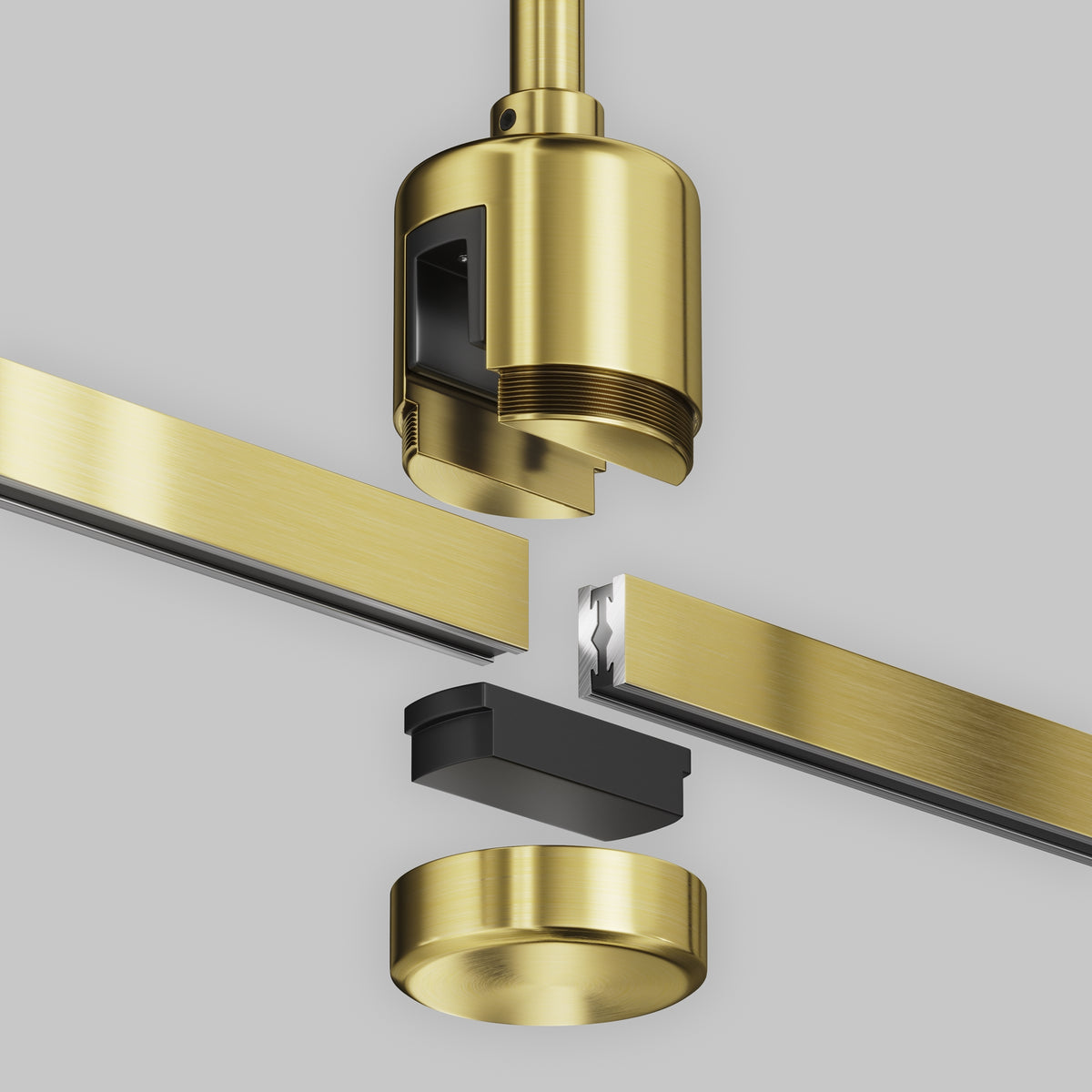 Technical Accessories for tracks Flarity IP20 x TRA158C-IPCL1-BS | Mosiądz