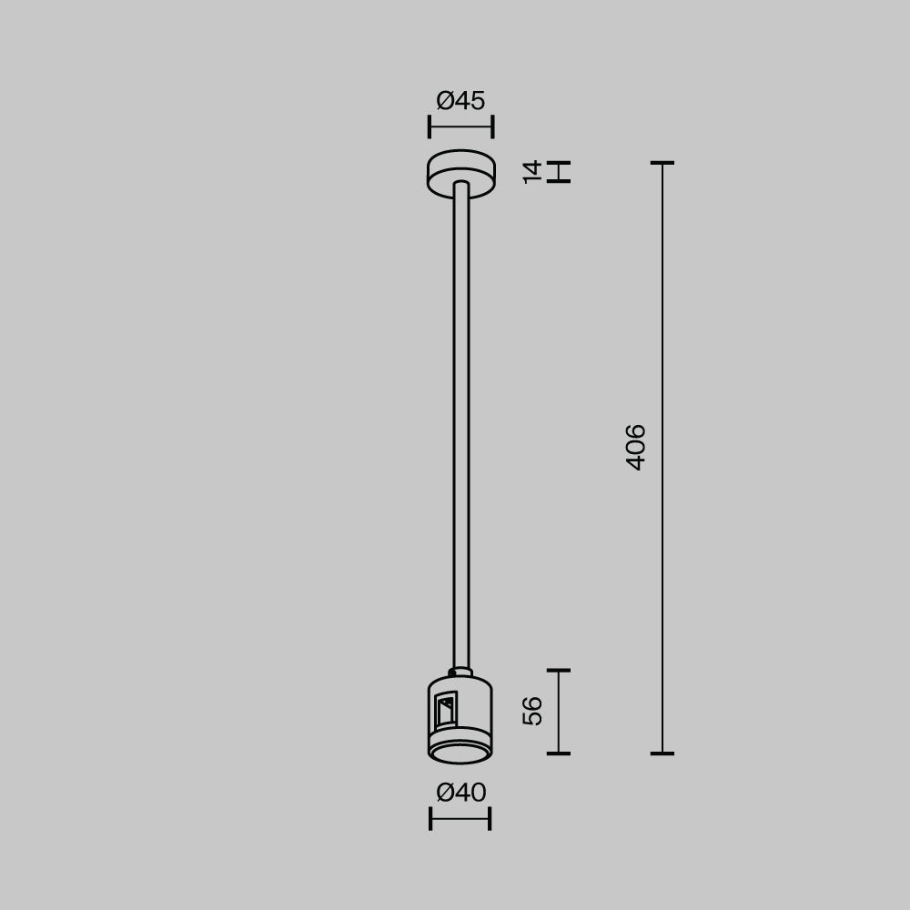 Technical Accessories for tracks Flarity IP20 x TRA158C-IPCL1-BS | Mosiądz