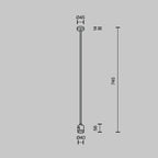 Technical Accessories for tracks Flarity IP20 x TRA159C-IPC1-BS | Mosiądz