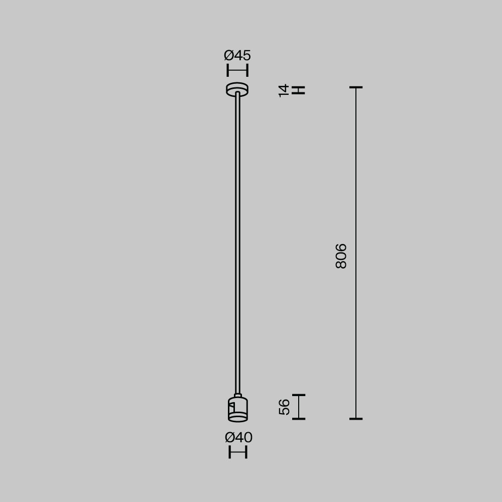 Technical Accessories for tracks Flarity IP20 x TRA159C-IPCL1-BS | Mosiądz