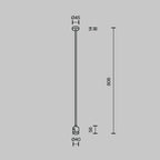 Technical Accessories for tracks Flarity IP20 x TRA159C-IPCL1-BS | Mosiądz