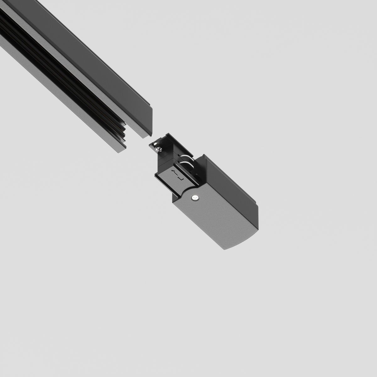 Technical Accessories for tracks Trinity IP20 x TRA005B-31B-L | Czarny