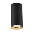 Tuba czarna ze złotym ringiem MANACOR 17 cm