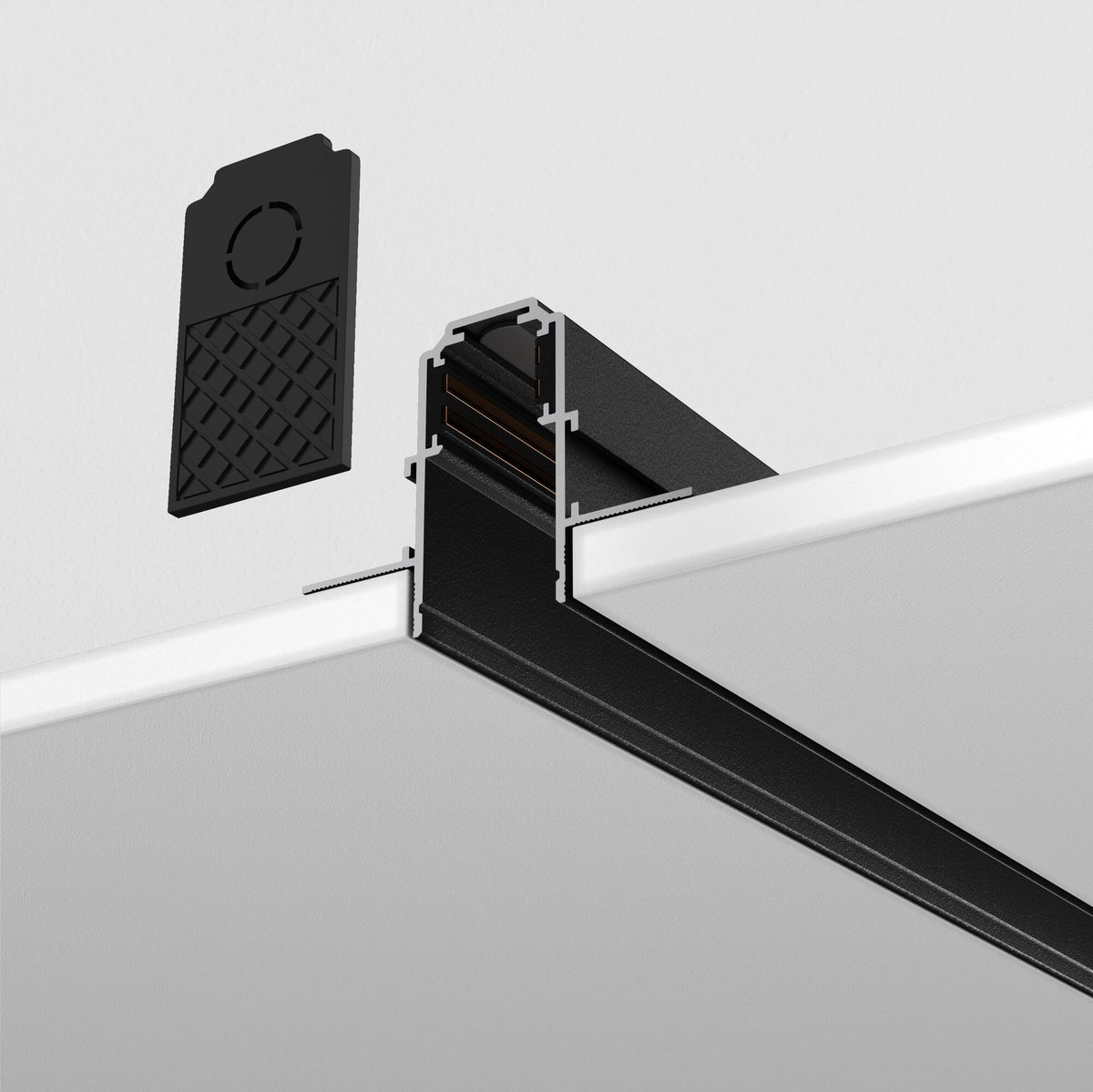 Wbudowana ścieżka Technical Busbar trunkings Exility IP20 x TRX034-421.12B | Czarny