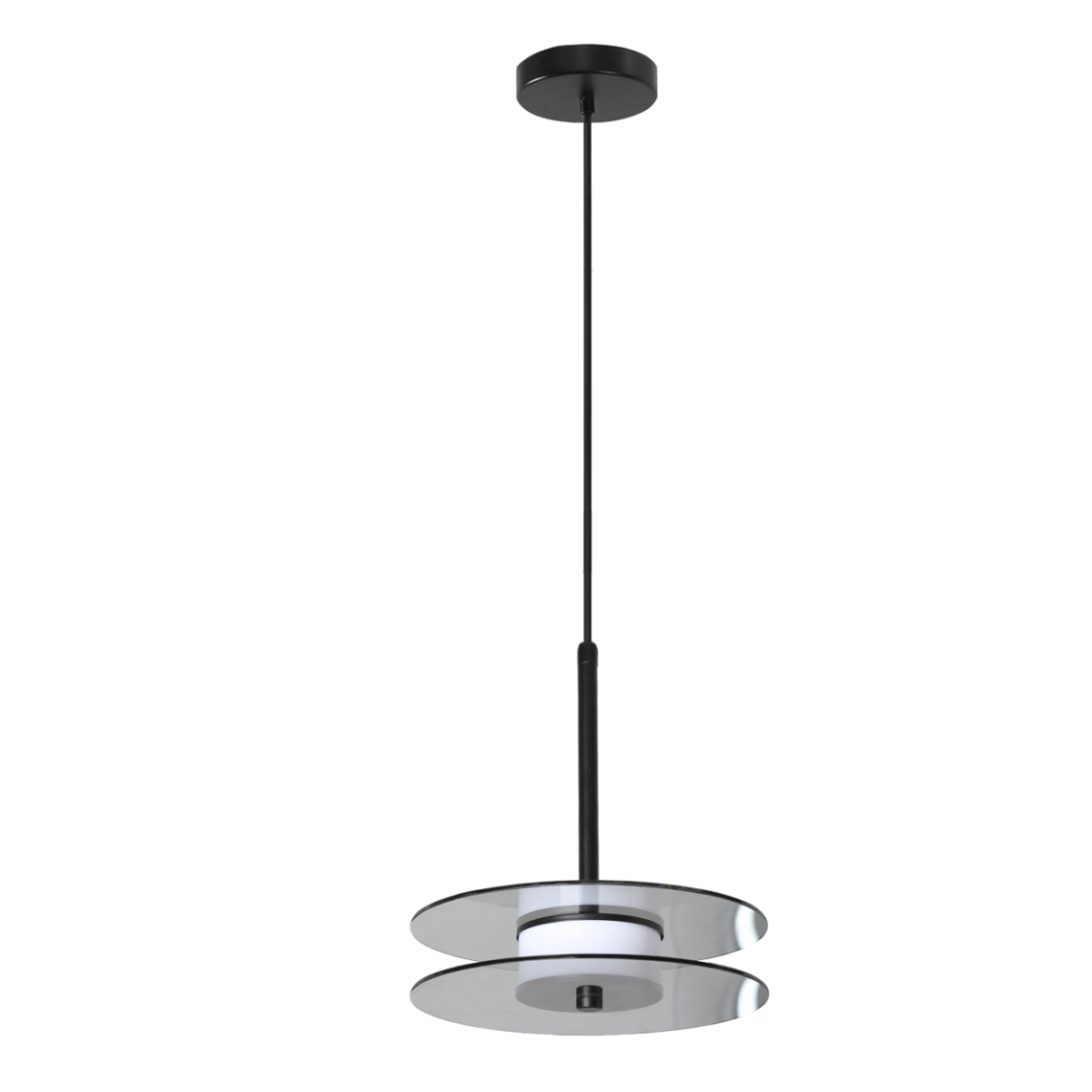 Wisząca lampa Casy dymna LED CCT
