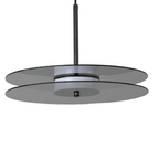 Wisząca lampa duża Casy dymna LED CCT