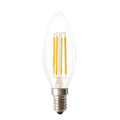 Żarówka FILAMENT LED E14 4W ciepła 1800K C35 świeczka | OXYFC35040