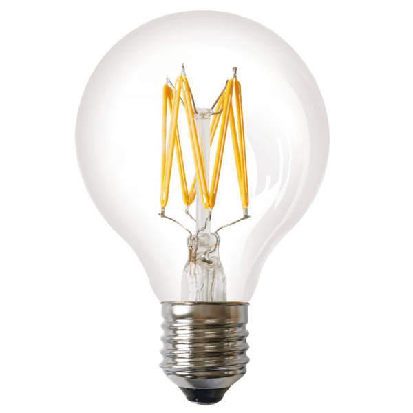 Żarówka FILAMENT LED E27 8W ciepła 2700K kula G80 360st | 458836