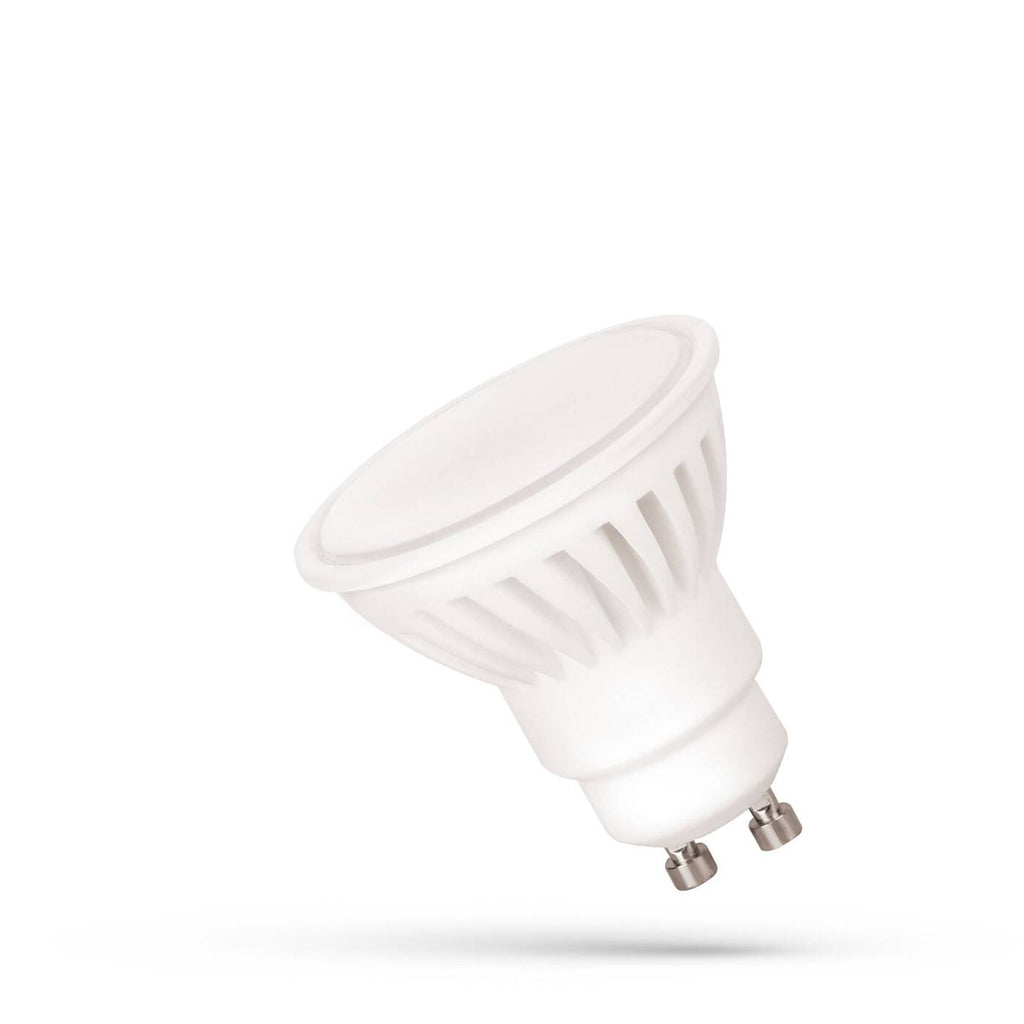Żarówka LED GU10 230V 10W SMD CW CERAMICZNA PREMIUM zimna