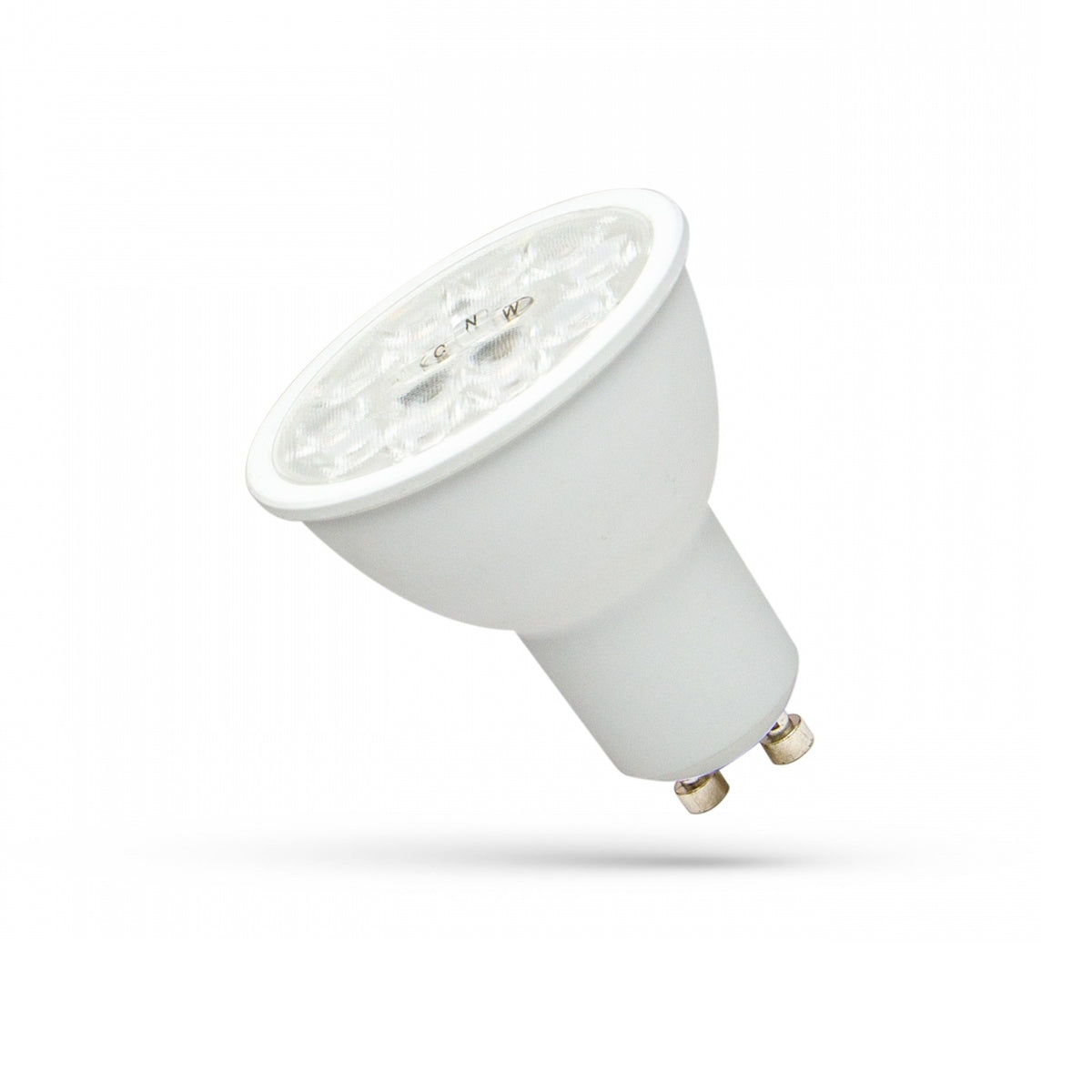 Żarówka LED GU10 ze zmienną barwą CCT 6W 38ST z soczewką SPECTRUM