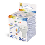 Żarówka LED GU10 ze zmienną barwą CCT 6W 38ST z soczewką SPECTRUM