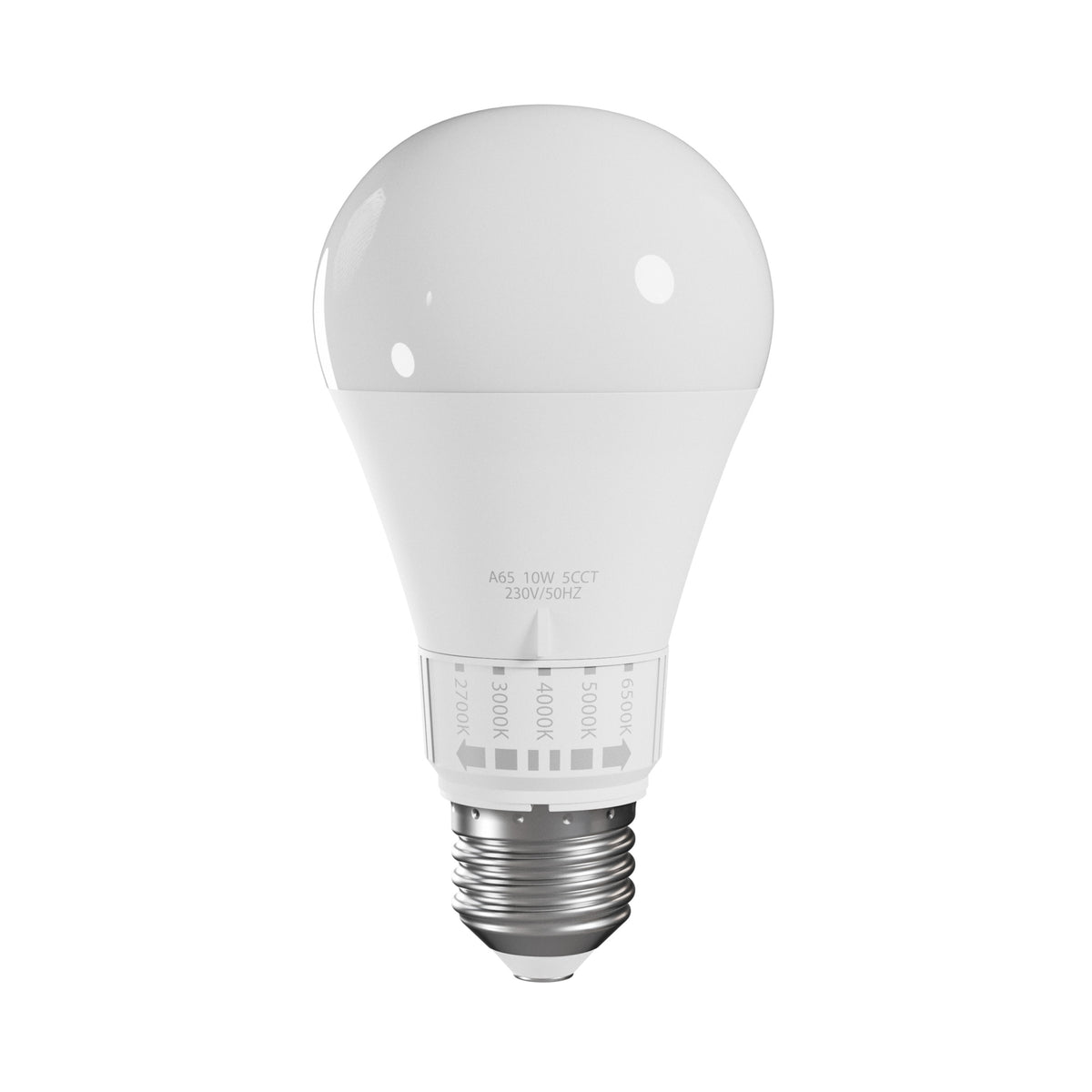 Żarówka LED z pokrętłem regulacji barwy E27 230V 10W 5CCT SPECTRUM