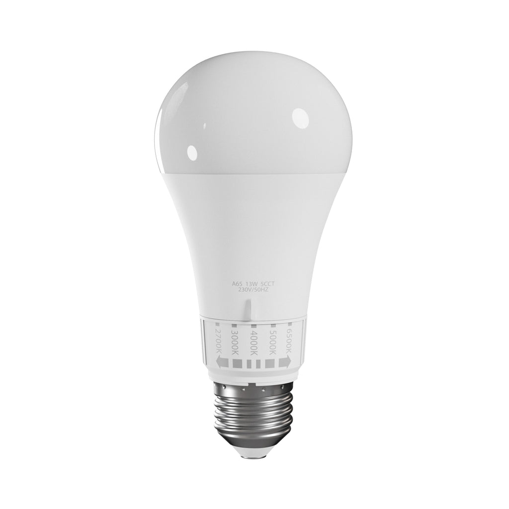 Żarówka LED z pokrętłem regulacji barwy E27 230V 13W 5CCT SPECTRUM