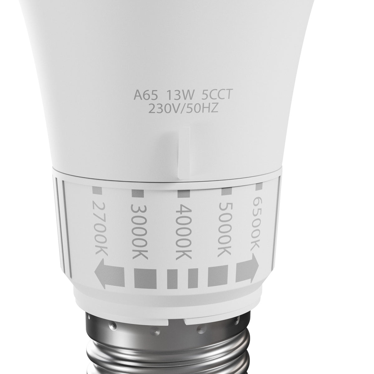 Żarówka LED z pokrętłem regulacji barwy E27 230V 13W 5CCT SPECTRUM