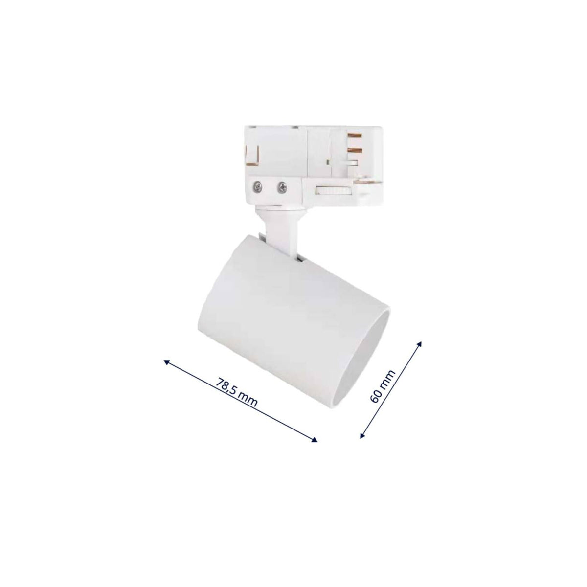 Zestaw szynoprzewodu Snow SET 3F, biały, 4x50W GU10