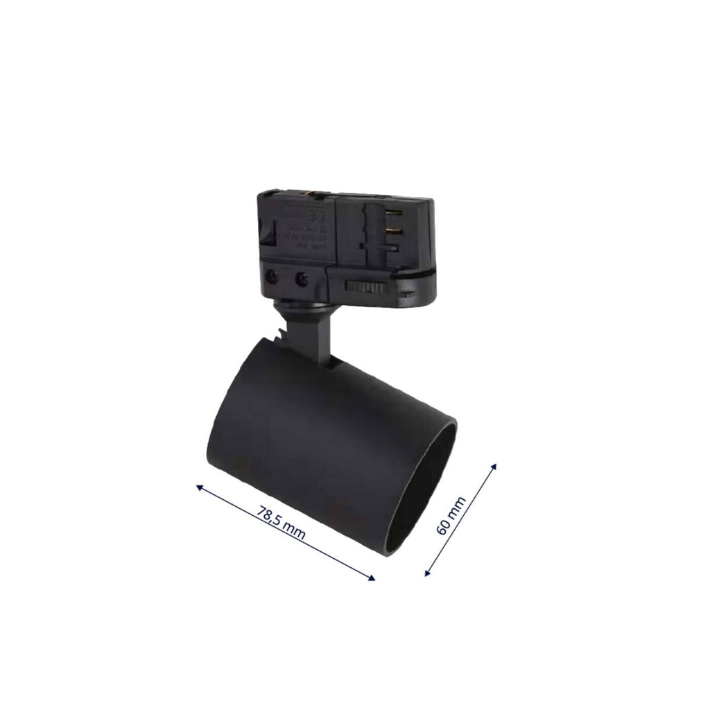 Zestaw szynoprzewodu Snow SET 3F, czarny, 4x50W GU10