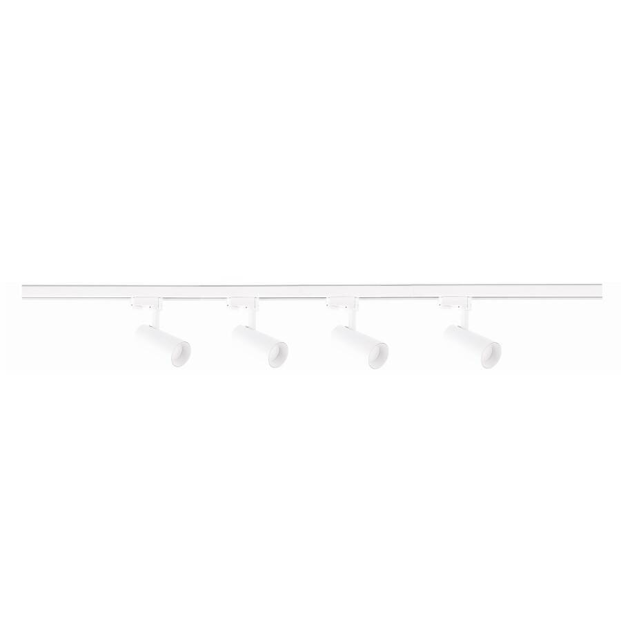Zestaw szynoprzewodu trójfazowego ICE SET, biały, 4x50W GU10