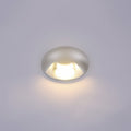 Zewnętrzny kinkiet BASILIO 5,2cm 3W LED ciepła biel 3000K | srebrny