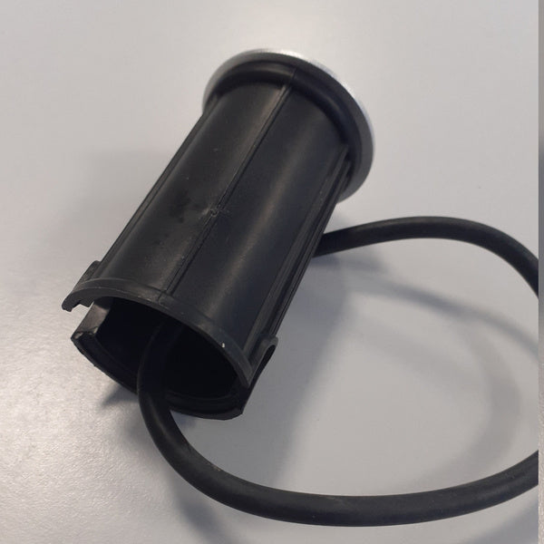 Zewnętrzny kinkiet BASILIO 5,2cm 3W LED ciepła biel 3000K | srebrny