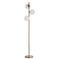 Złota lampa Dorado podłogowa 3 kule