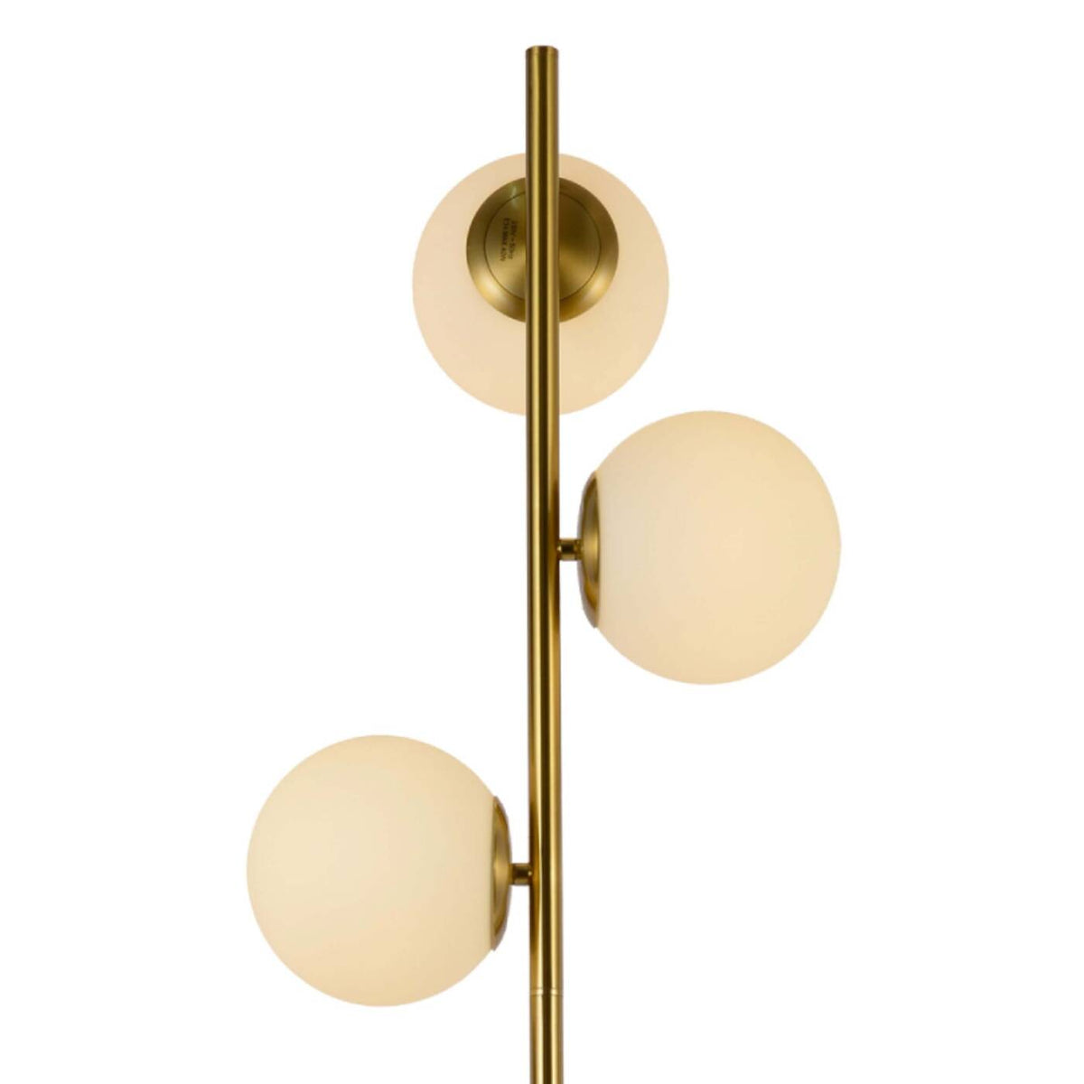 Złota lampa Dorado podłogowa 3 kule