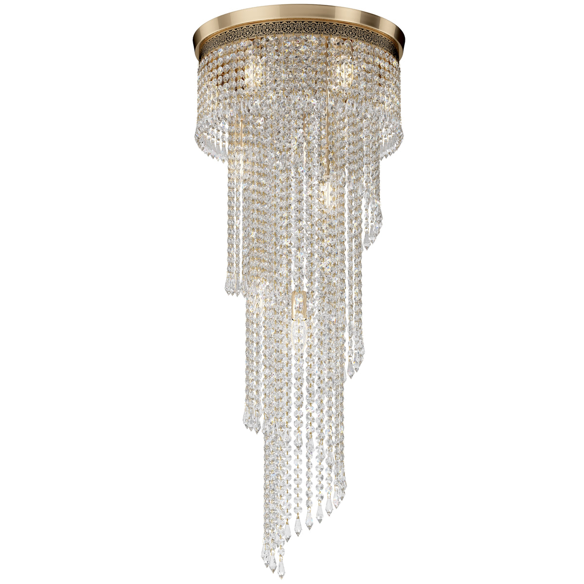 Żyrandol Maytoni Cascade IP20 12xE14 DIA522-CL-12-G | Złoto