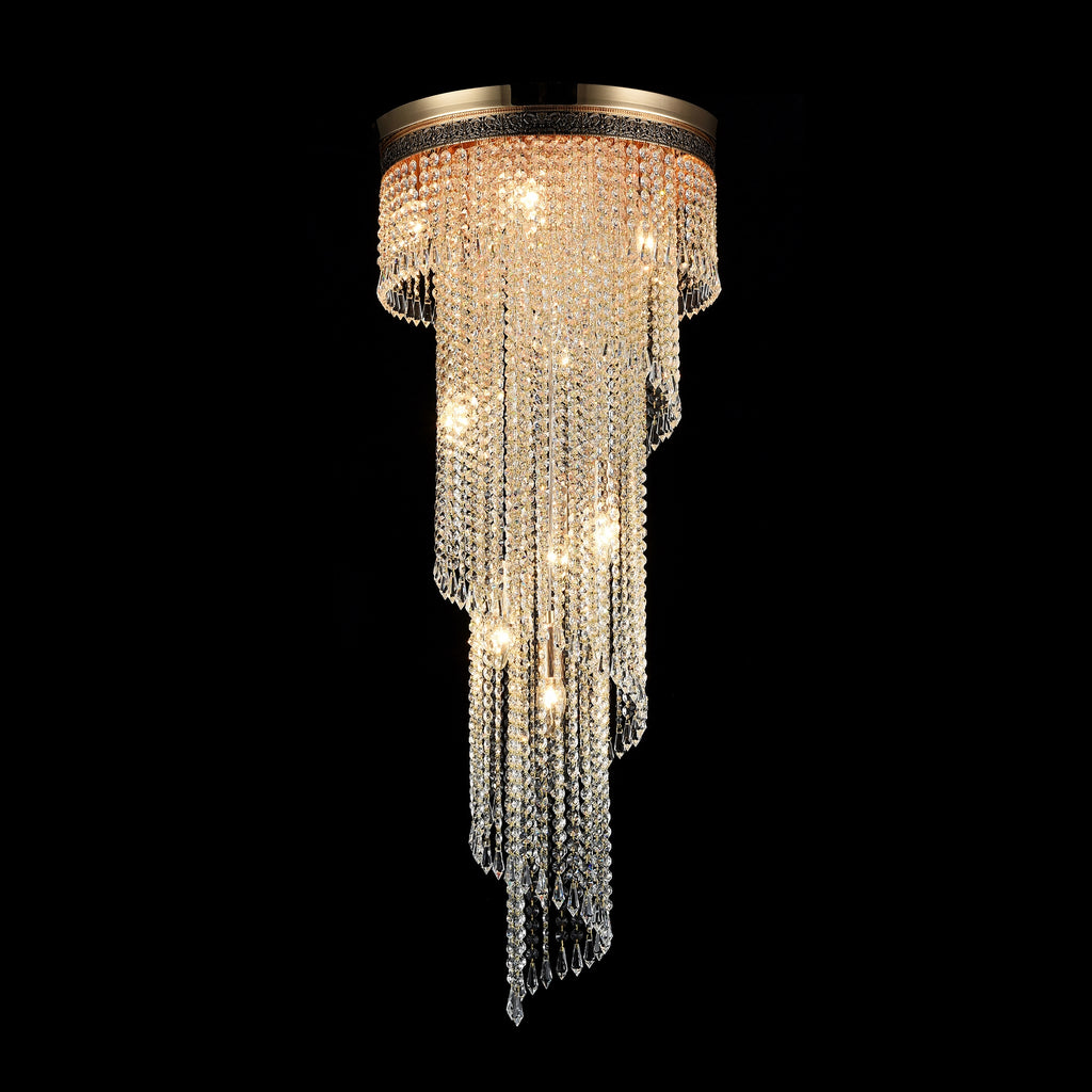 Żyrandol Maytoni Cascade IP20 12xE14 DIA522-CL-12-G | Złoto