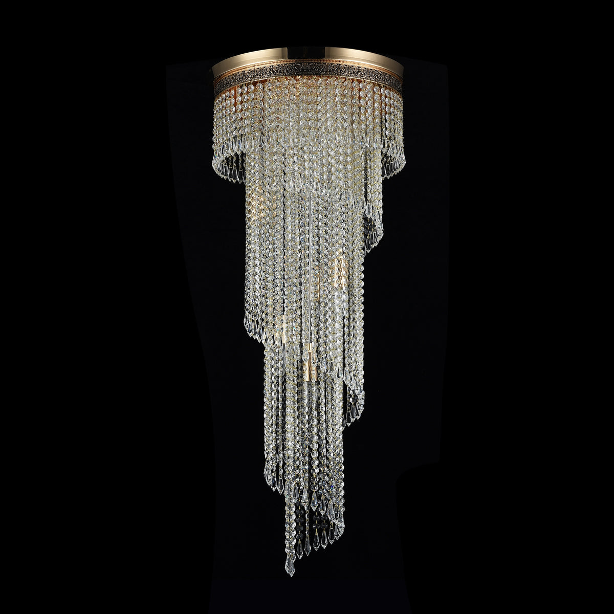 Żyrandol Maytoni Cascade IP20 12xE14 DIA522-CL-12-G | Złoto