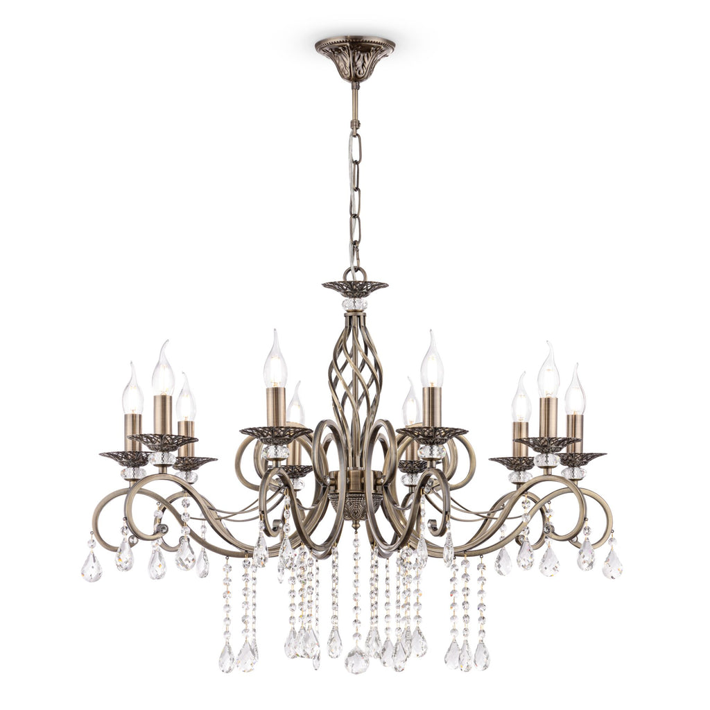 Żyrandol Maytoni Grace IP20 10xE14 RC247-PL-10-R | Brązowy