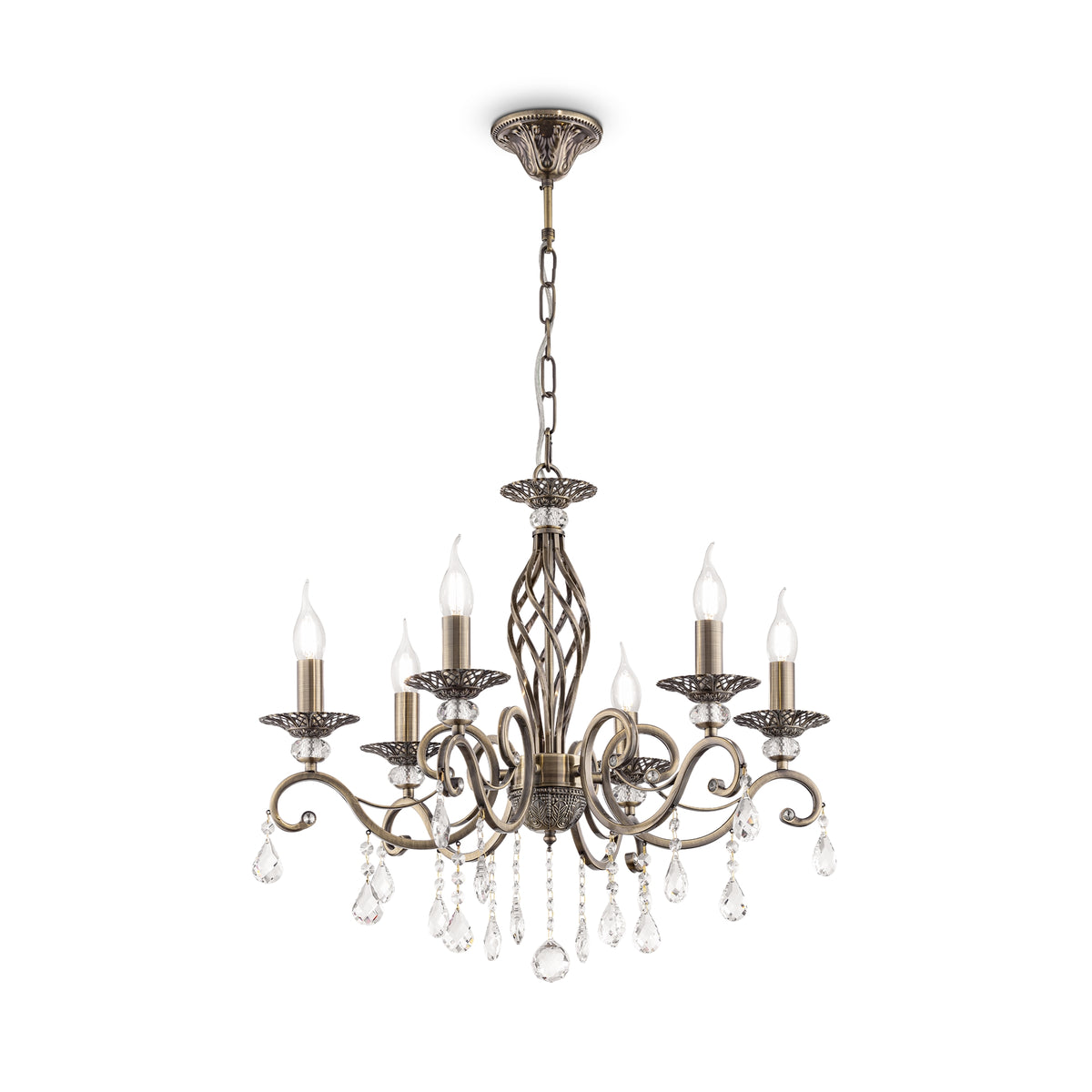 Żyrandol Maytoni Grace IP20 6xE14 RC247-PL-06-R | Brązowy